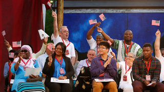 New York City Holds Naturalization Ceremony On World Refugee Day